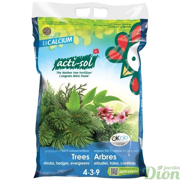 Engrais naturel en granules arbres, arbustes, haies et conifères 8kg Engrais naturel en granules arbres, arbustes, haies et conifères 8kg