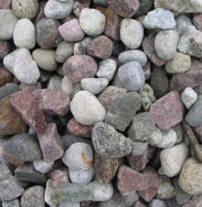 pierres de ruisseau granit 3/4" 1 1/2" en vrac