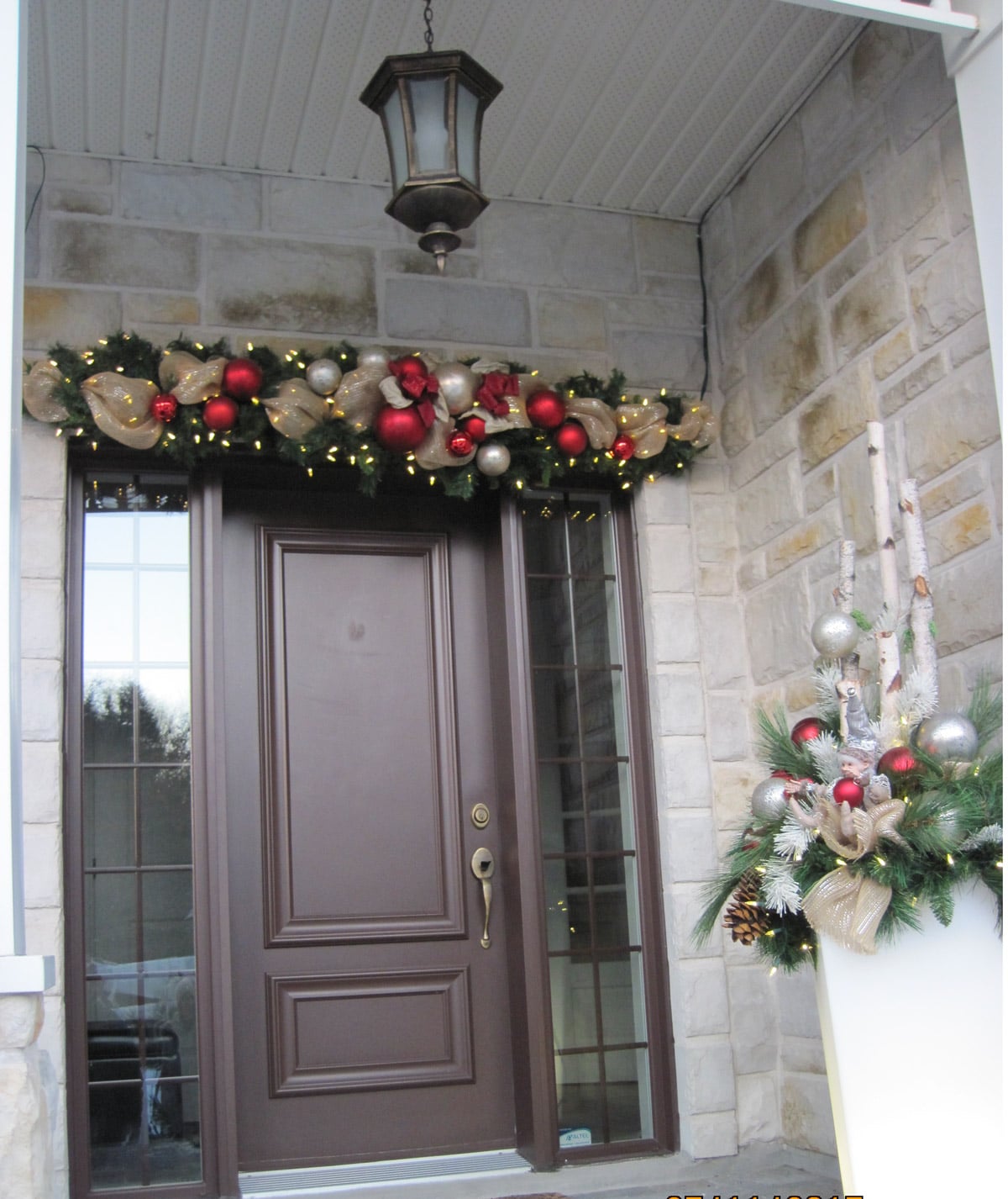 Terrasse ou balcon de Noël