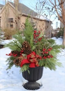 Décoration pour terrasse ou balcon de Noël