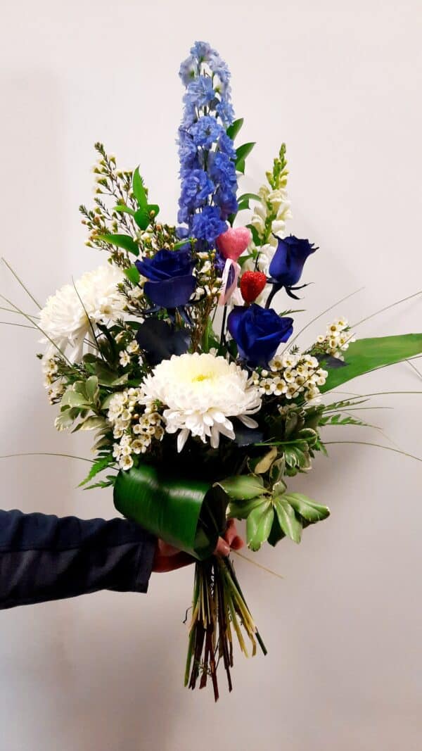 Bouquet bleuté