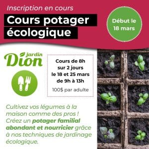 cours potager écologique pour adulte (sainte thérèse)