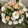 arrangement funéraire délicate pastel