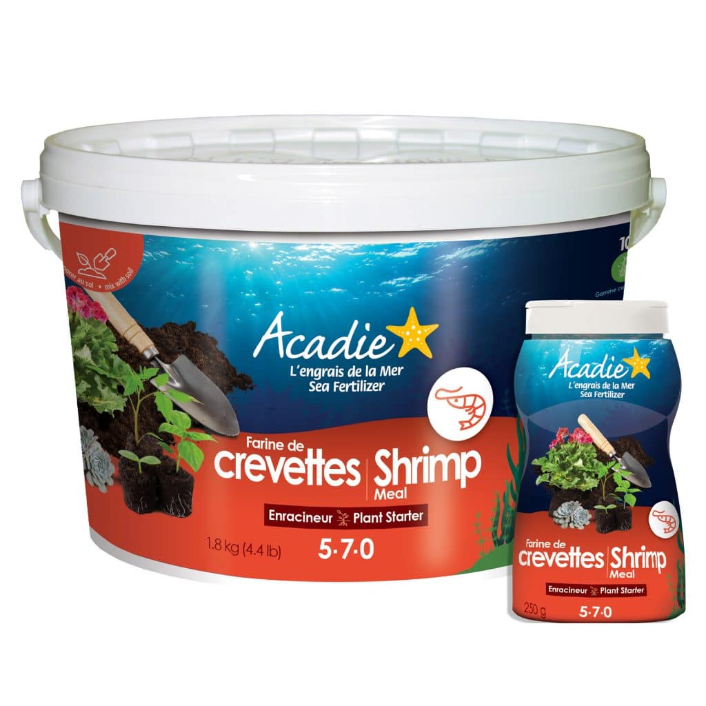 farine de crevettes engrais acadie