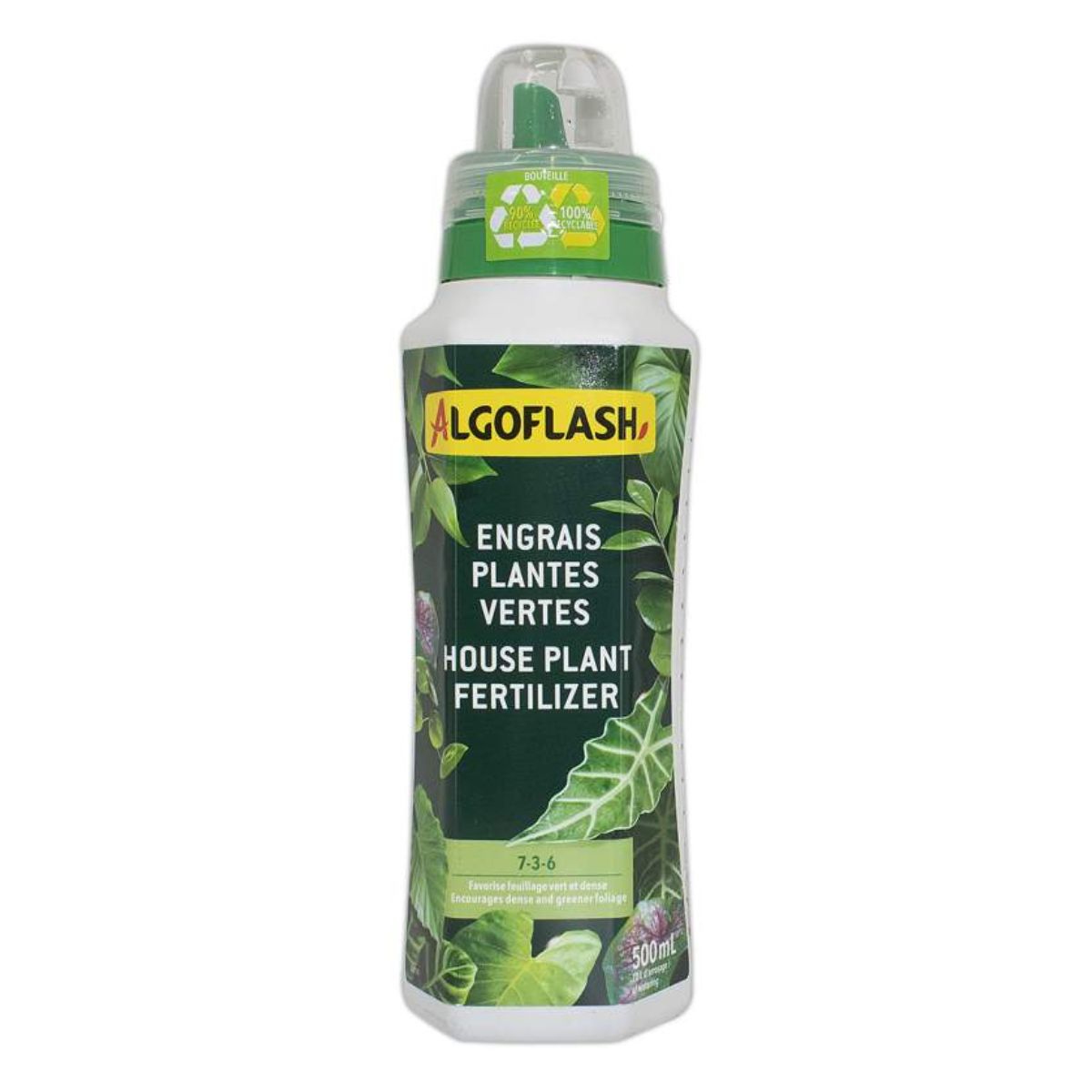 ALGOFLASH PL.VERTES 7-3-6 500ML