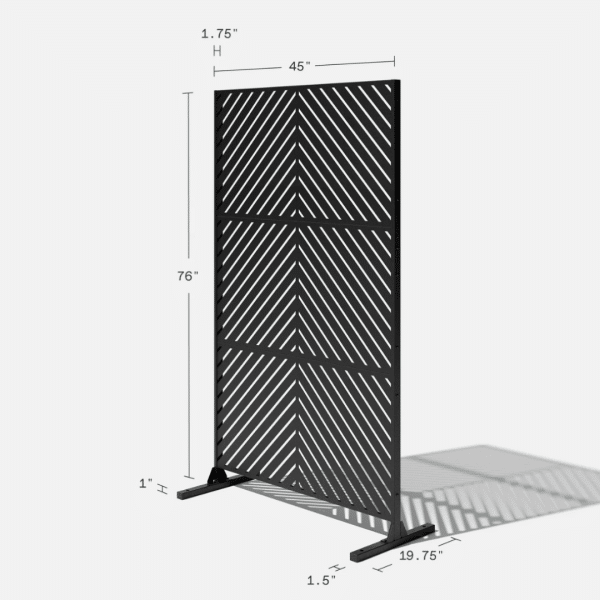 2734185 panneau intimite arrow noir 46x1975x76 02.png