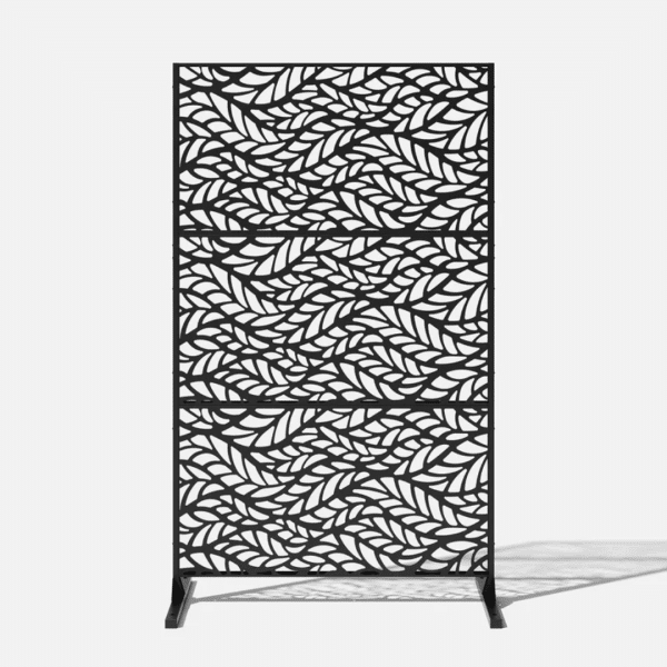 2734187 panneau intimite flow leaf noir 46x1975x76 01.png