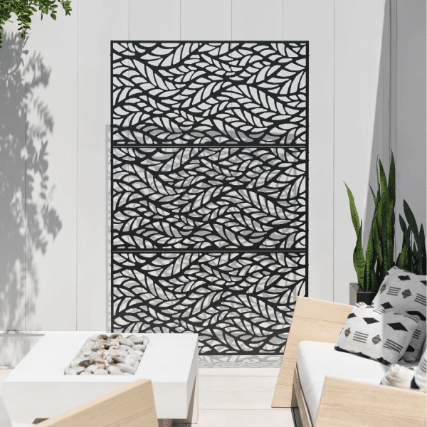 2734187 panneau intimite flow leaf noir 46x1975x76 03.png