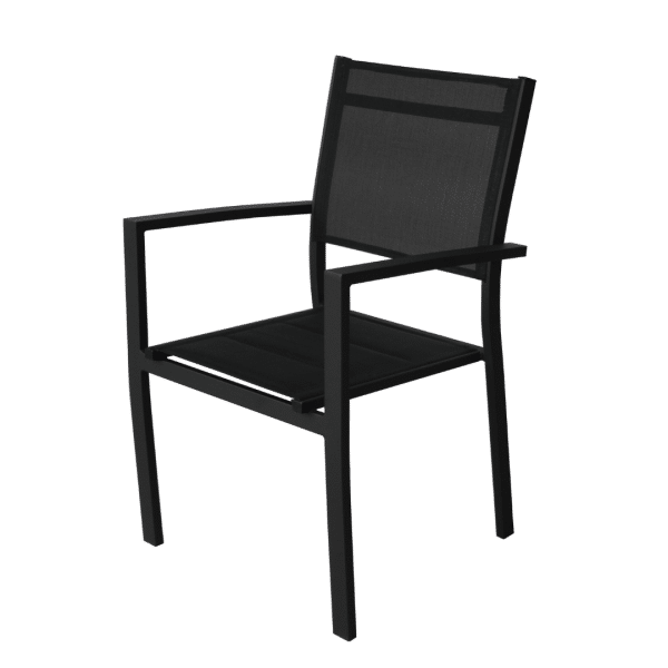 2841007 chaise alu.textilene coussinee noire 01.png